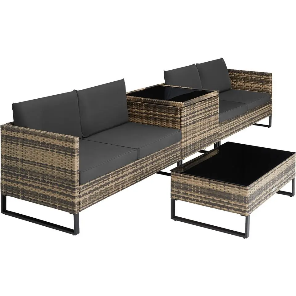 tectake Wicker loungeset Ostuni, Natuur
