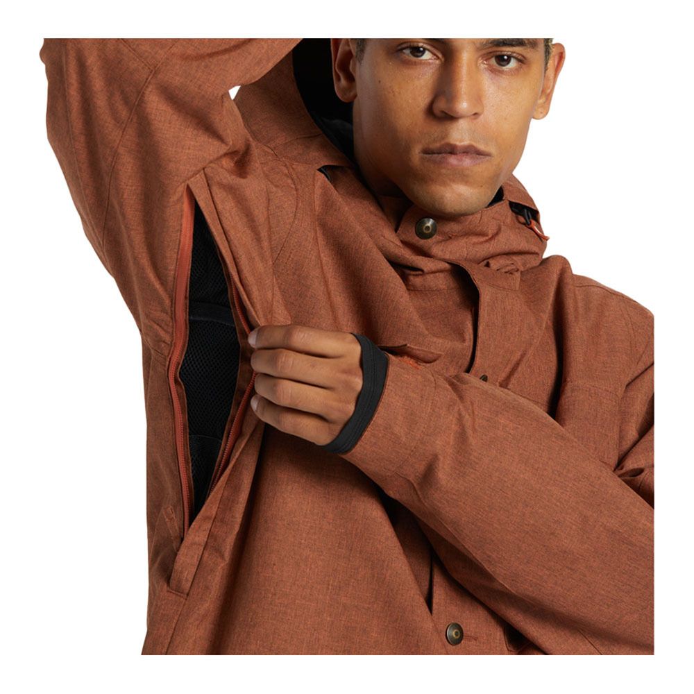 DC Shoes SERVO - Veste ski Homme auburn