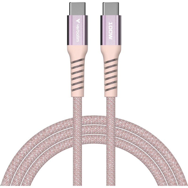Verbatim 31857 câble USB USB 2.0 1,2 m USB C 0,48 Gbit/s 100 W Rose