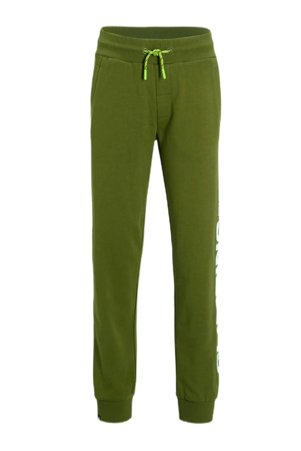 Me & My Monkey joggingbroek met tekstprint groen