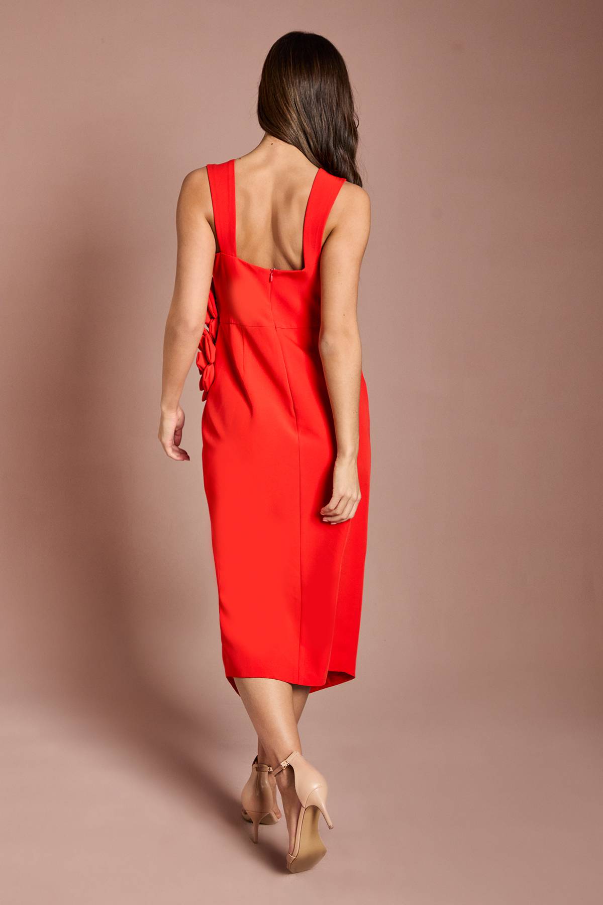 Coast Robe Crayon Plissée À Corsage