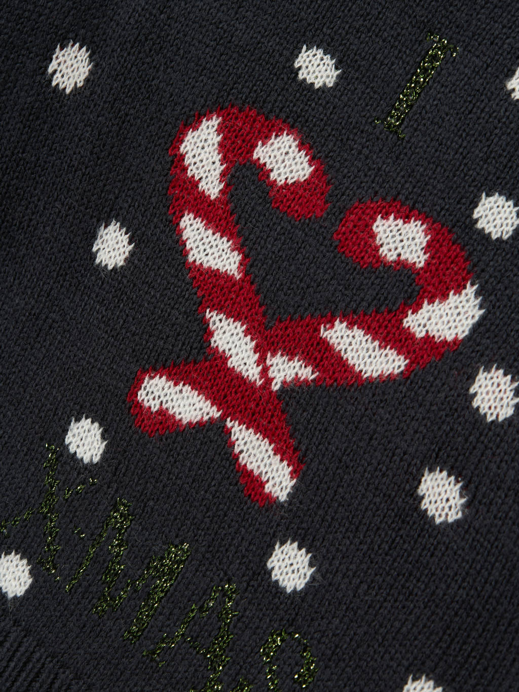 NAME IT kersttrui donkerblauw gebreid