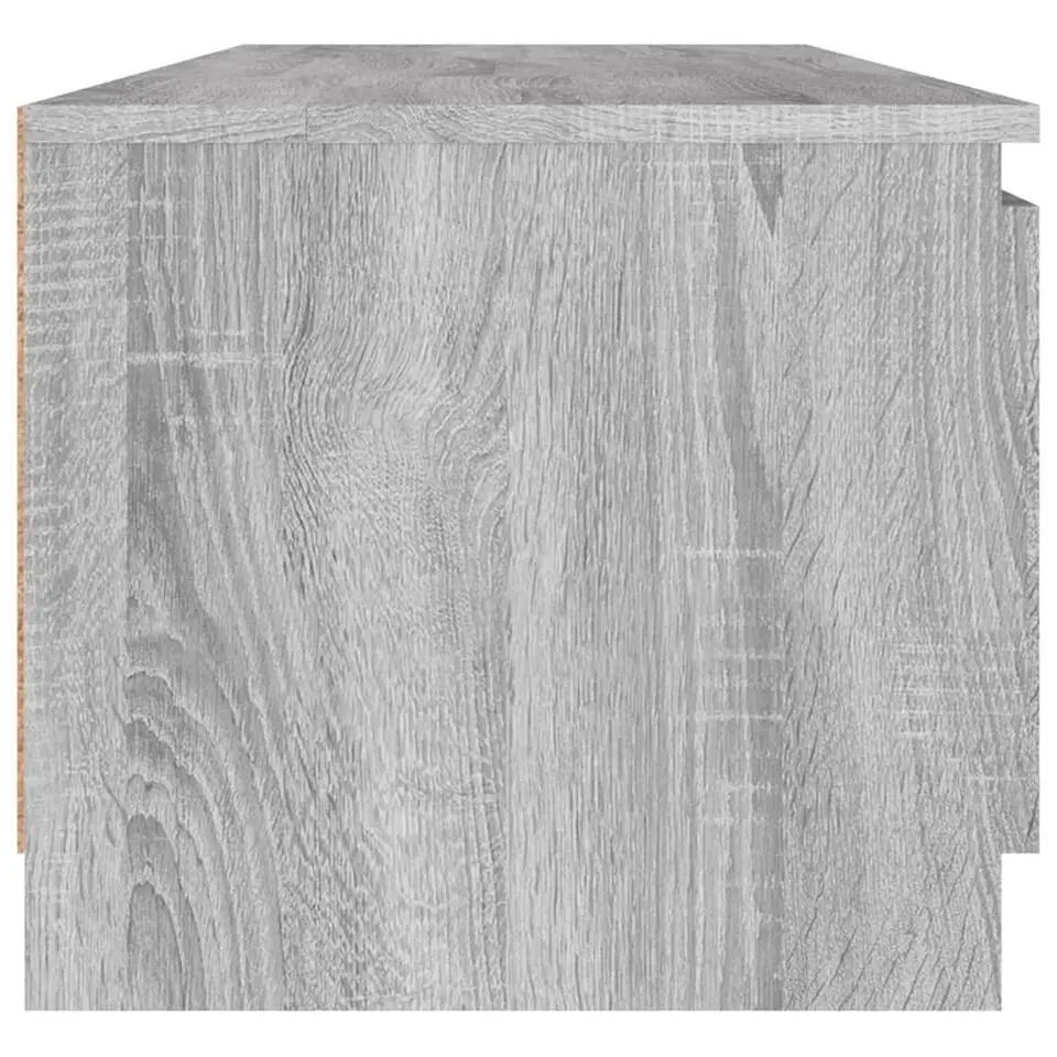 vidaXL - Tv-kast - Grijs - Bewerkt hout