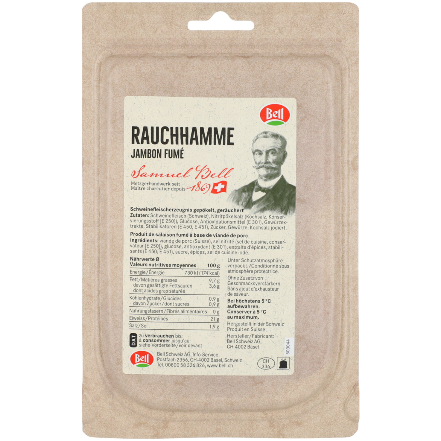 Bell Naturafarm Rauchhamme 140g