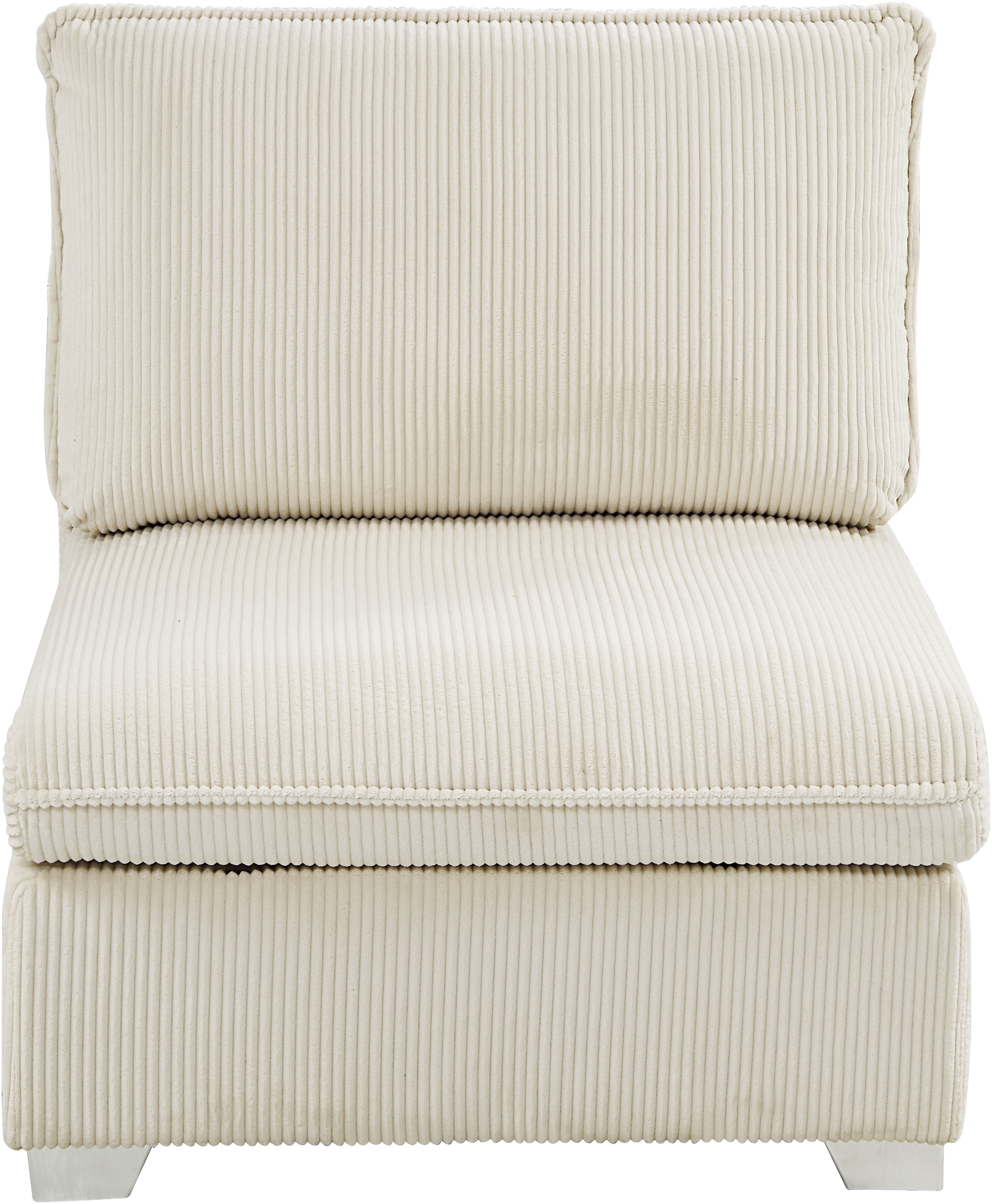 ATLANTIC home collection Wohnlandschaft modularer 4-Sitzer mit 2 Hockern, weicher Cordbezug