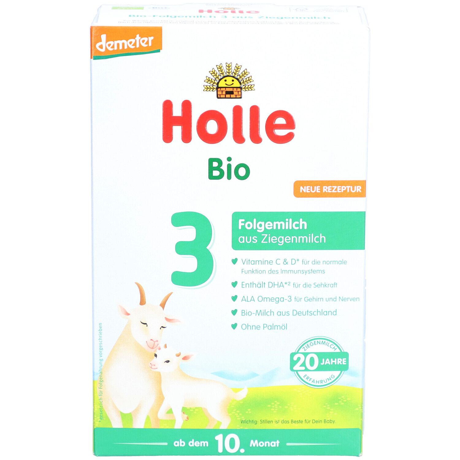 Holle Bio 3 Folgemilch auf Ziegenmilchbasis ab dem 10. Monat