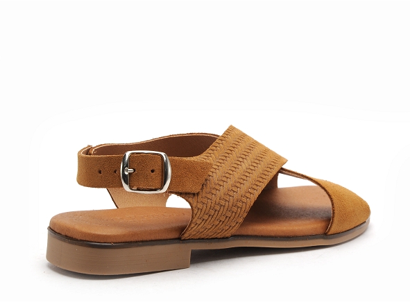 Eva frutos nu pieds plats femme 3010 marron