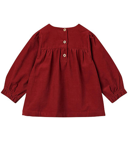 Wheat Kjole - Fløjl -  Elvira - Cherry Red