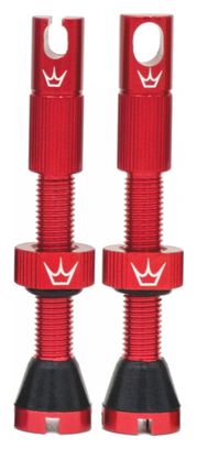 Valves Tubeless Peaty's x Chris King MK2 42mm Rouge