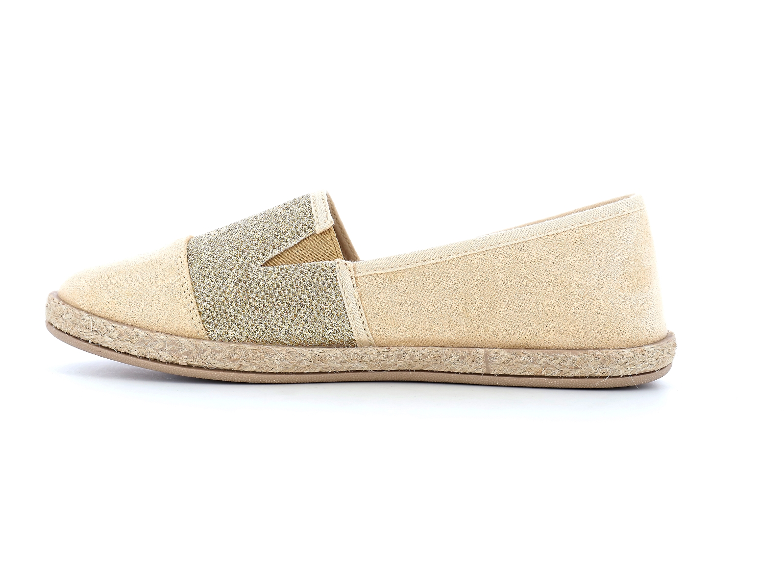 Les petites bombes-FARIZA Matières combinées Beige Or