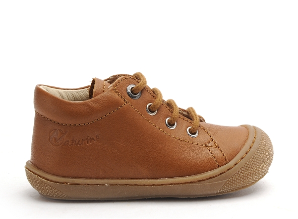 Naturino boots bottine bebe cocoon nappa spazz garcon marron