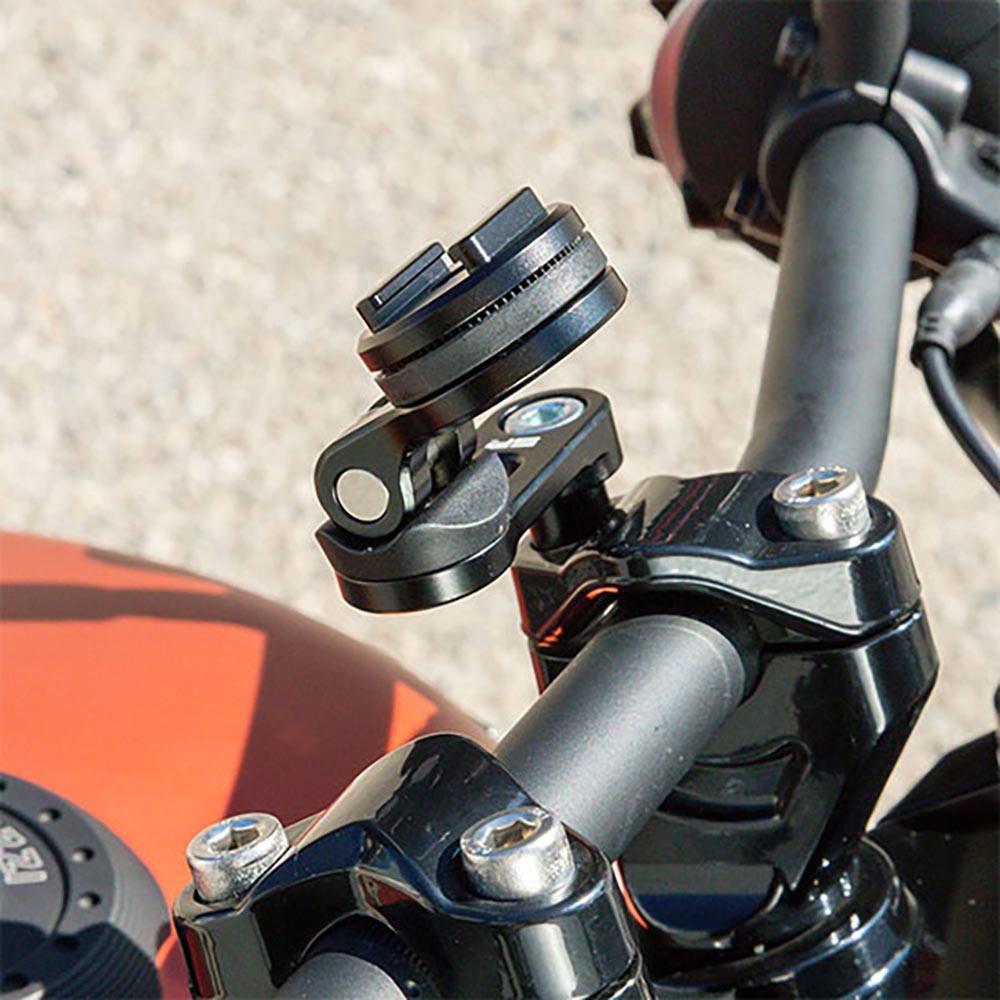 SP Connect - Support pontet de guidon Barclamp Mount Pro Chrome