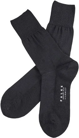 Falke Airport PLUS Sok Zwart Wolmix 3000 14403-3000