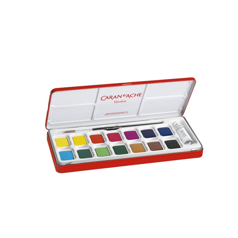 Caran d'Ache Gouachefarbe Studio, Tabletten-Set