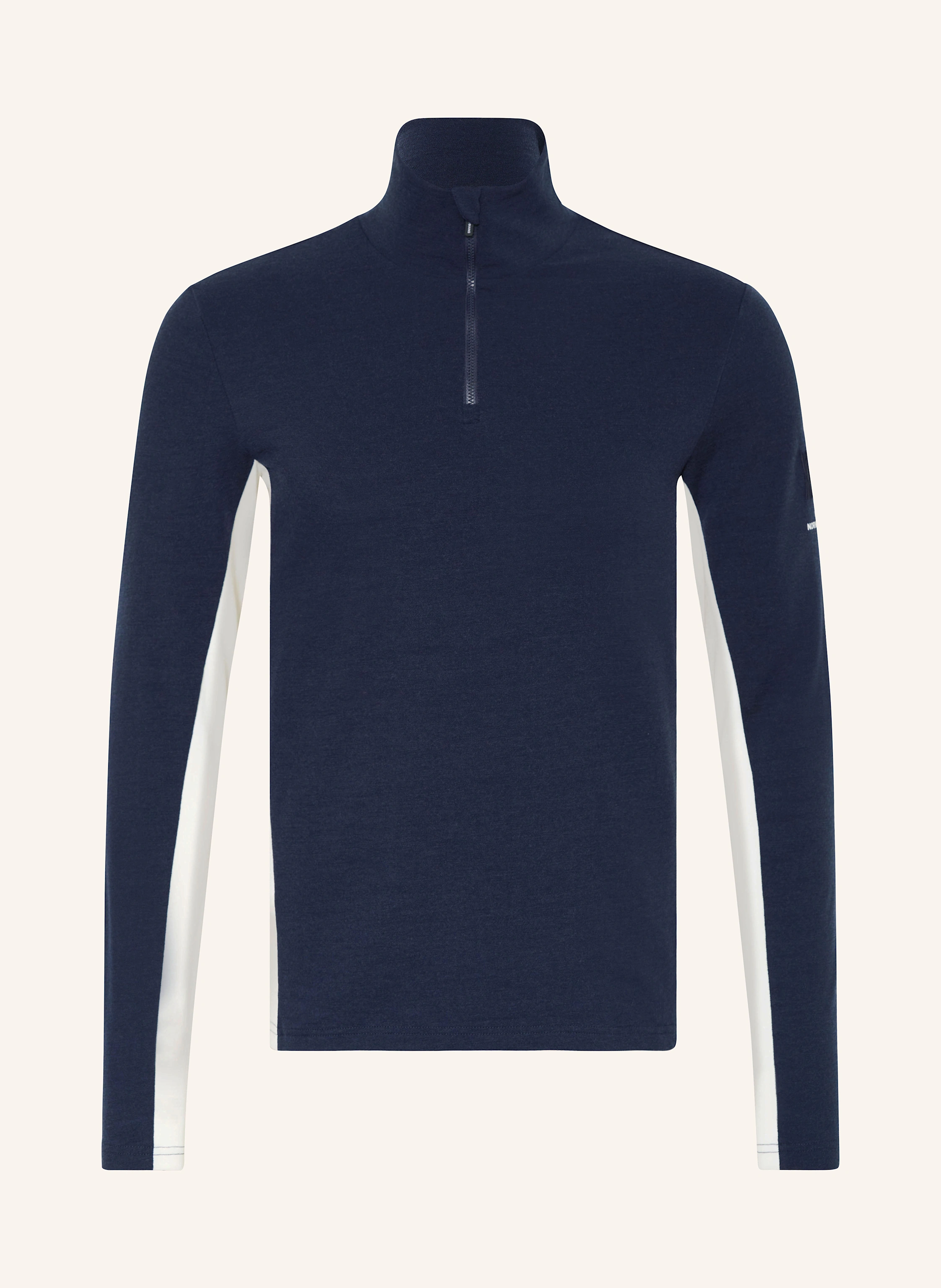 WE NORWEGIANS Piqué-Midlayer VOSS aus Merinowolle