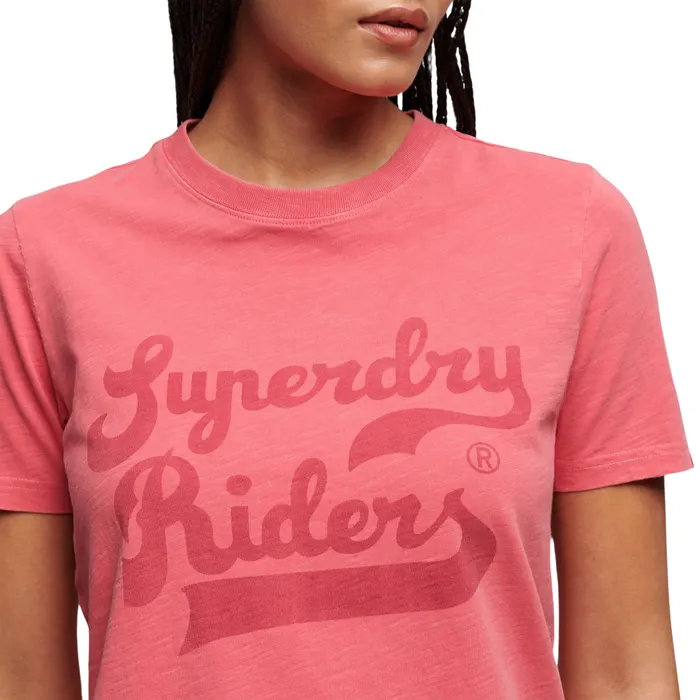 Superdry Archive Kiss Print Shirt Dames