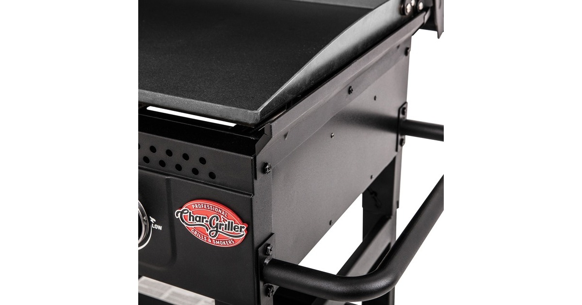 Char-Griller3-Burner Flat Iron Gas Griddle barbecue  (Zwart)