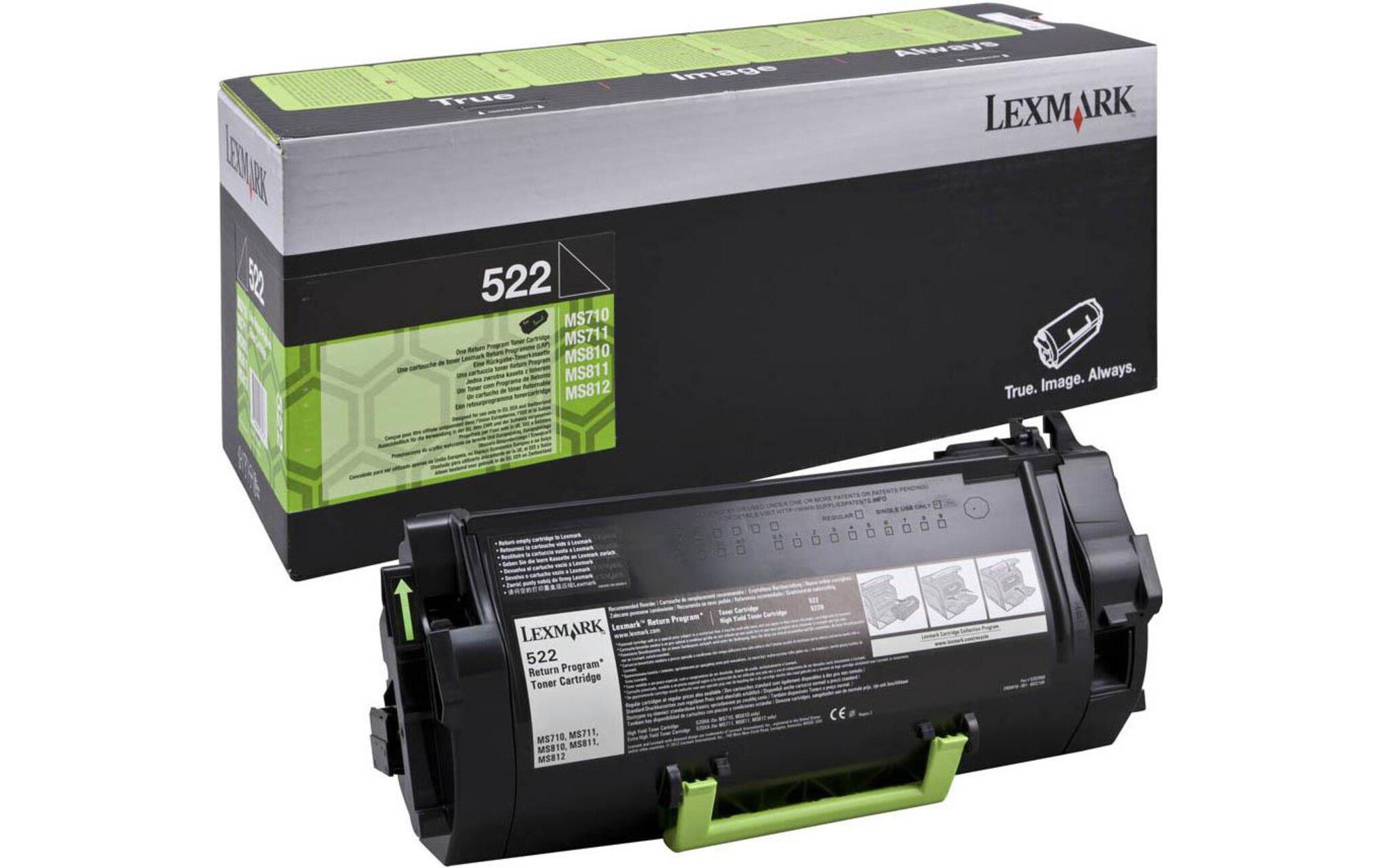 Toner 52D2000 Black<br>Toner, schwarz