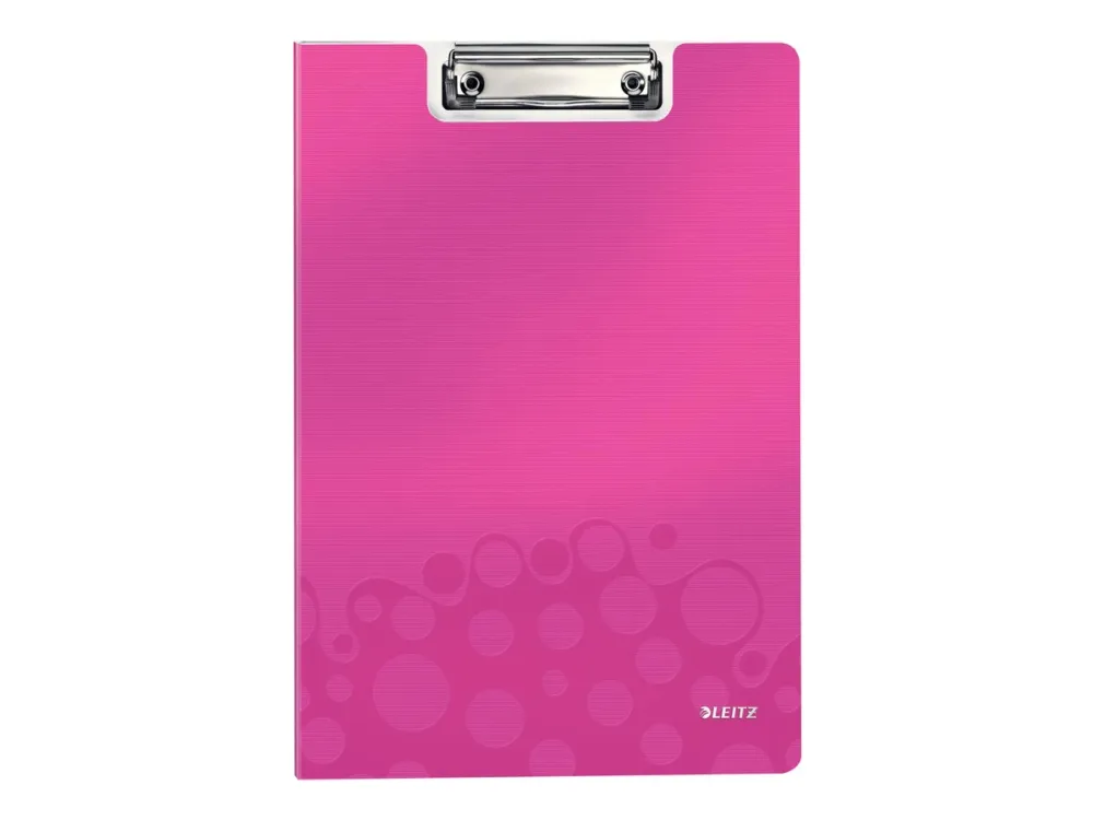 Clipboard med forside Leitz WOW A4 Pink