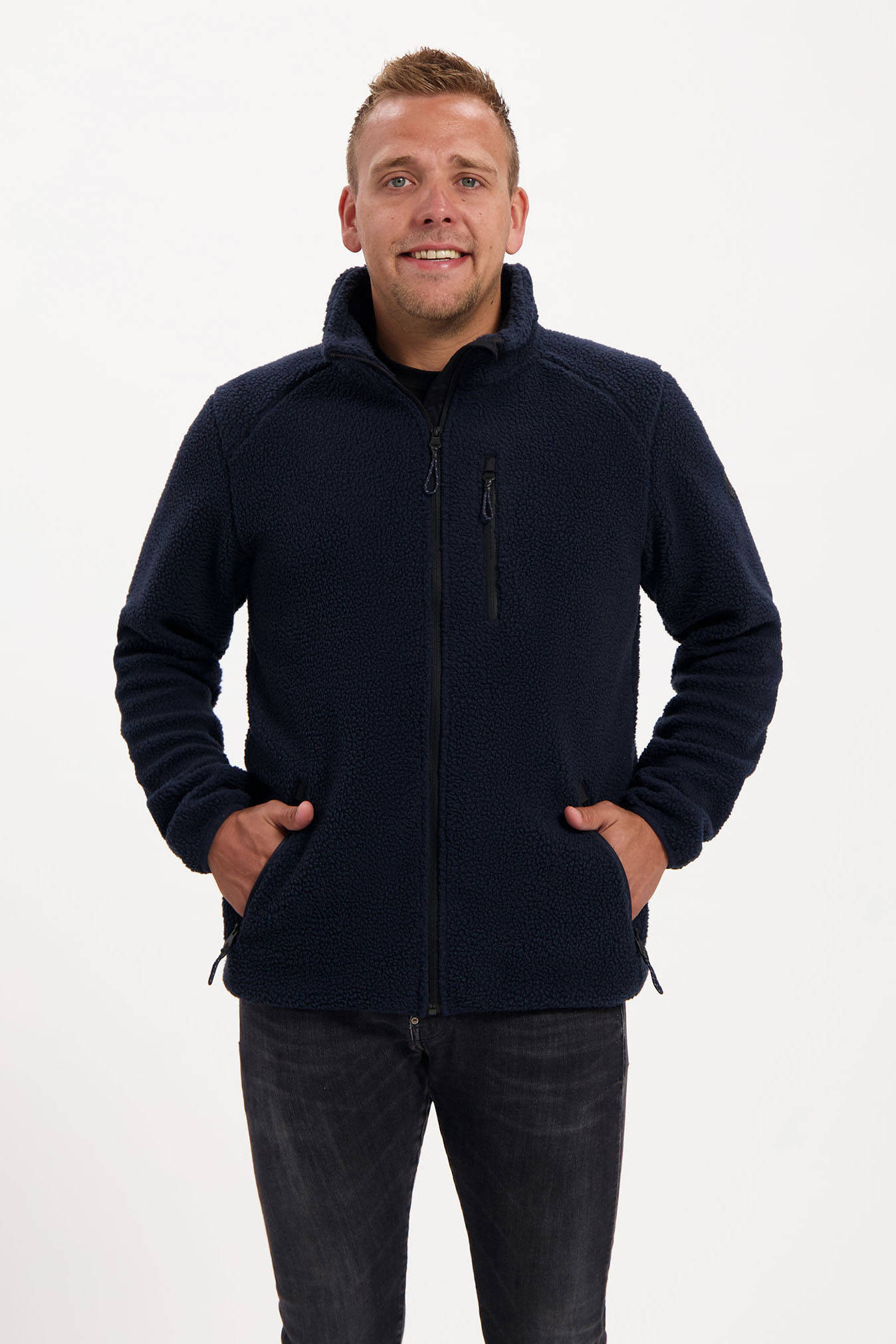 Kjelvik outdoor vest Febe donkerblauw