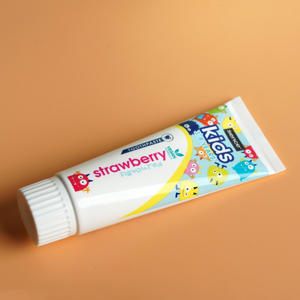 6x Sence Fresh Tandpasta Kids Strawberry75 ml