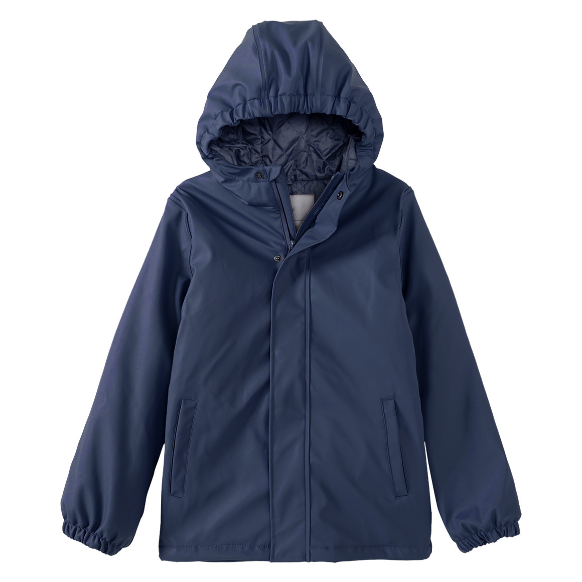 Famy Kinder Regenjacke mit gestepptem Futter dunkelblau