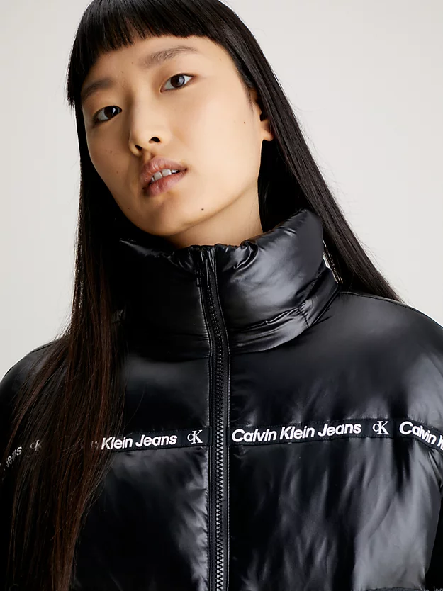 Jaqueta Relaxed Logo Tape