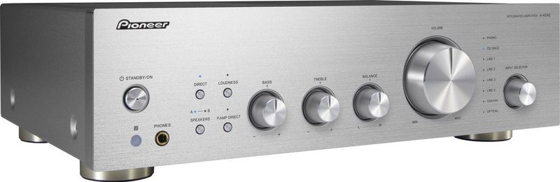 Pioneer - A-40AE - Stereoversterker - Zilver - Aluminium