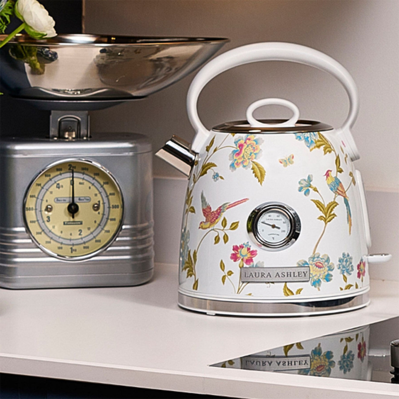 Laura Ashley Bouilloire Elveden 1.7L blanche