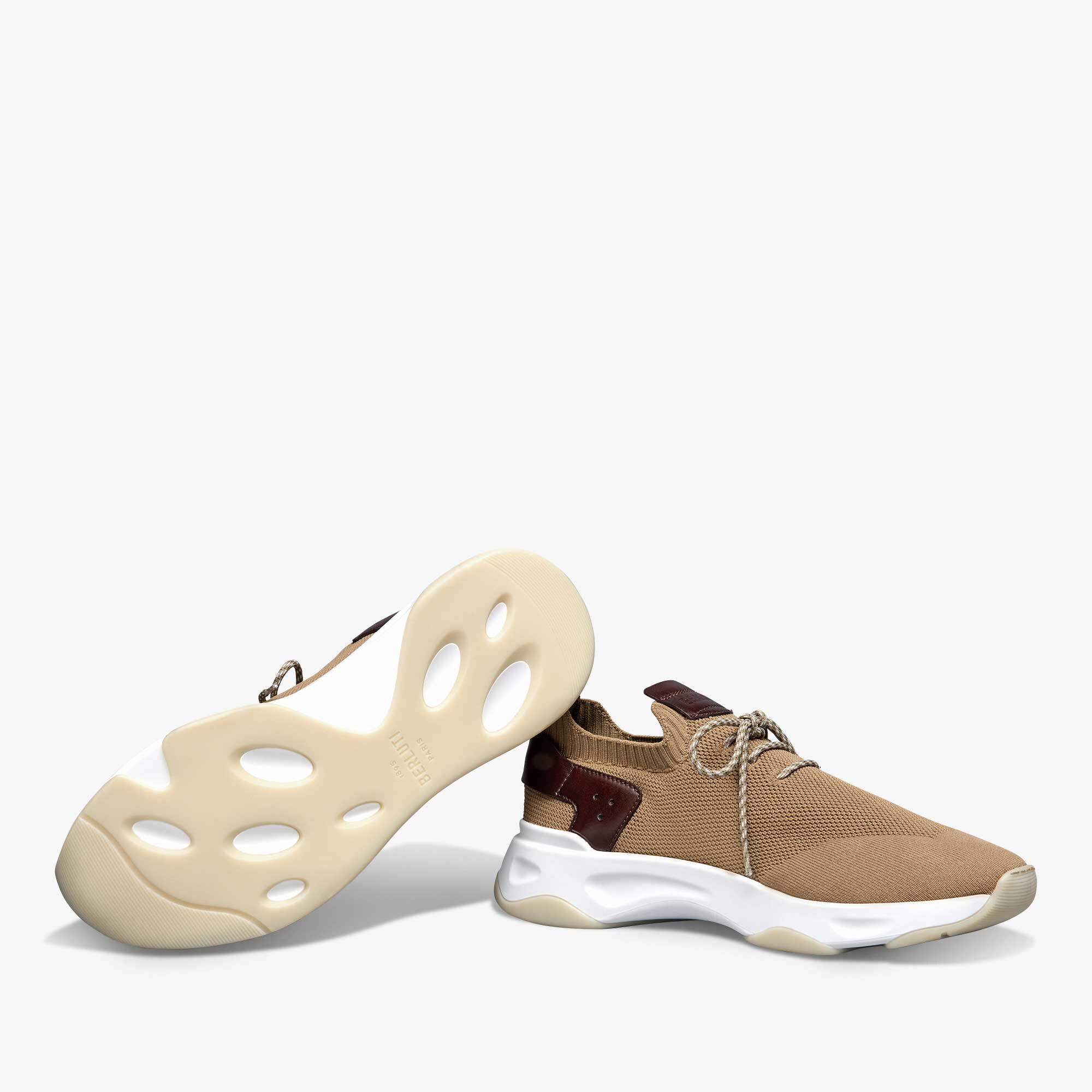 Sneaker Shadow En Scritto Knit Et Cuir