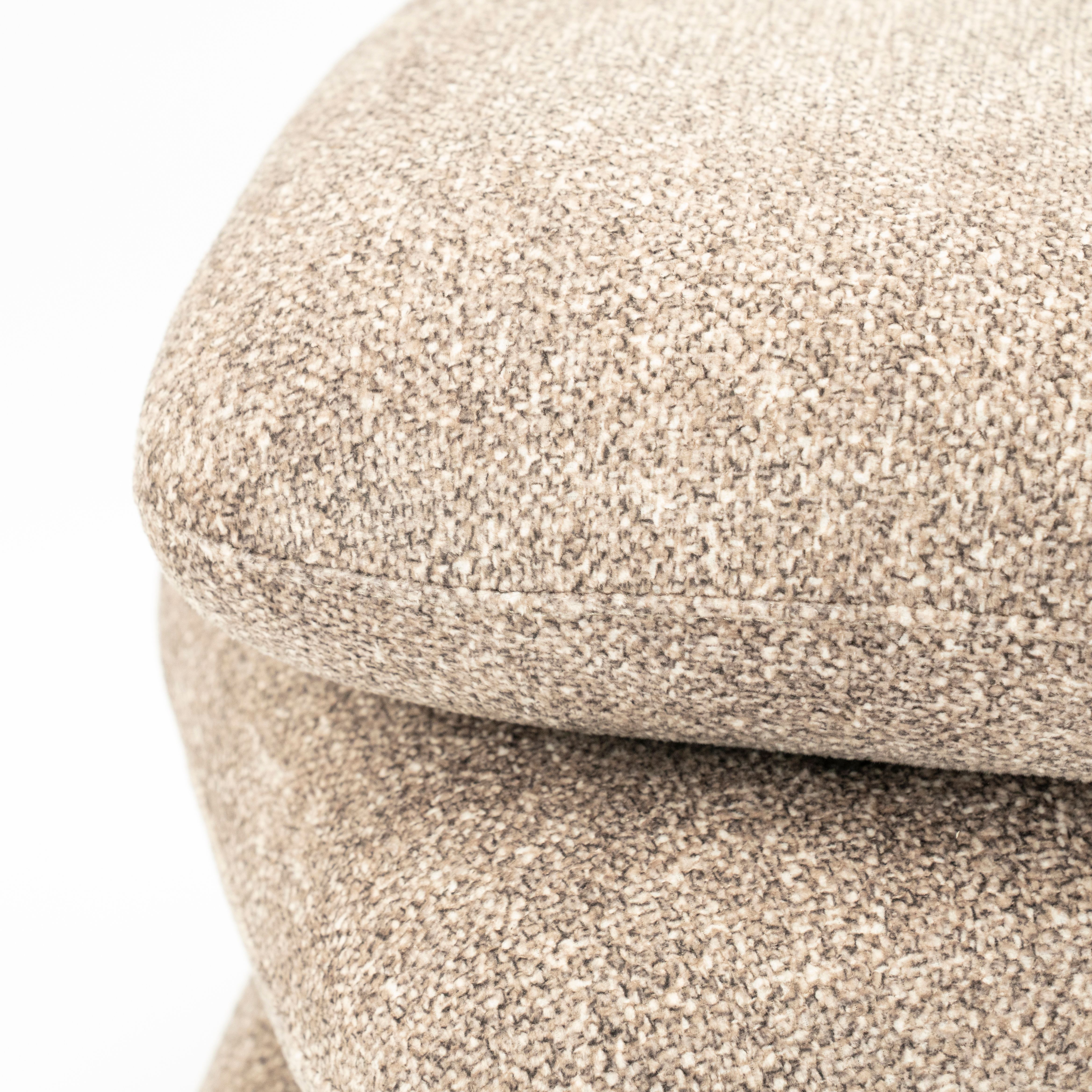 Poef taupe 250168 Pillowscape B44.5 x D44.5 x H44.5 cm