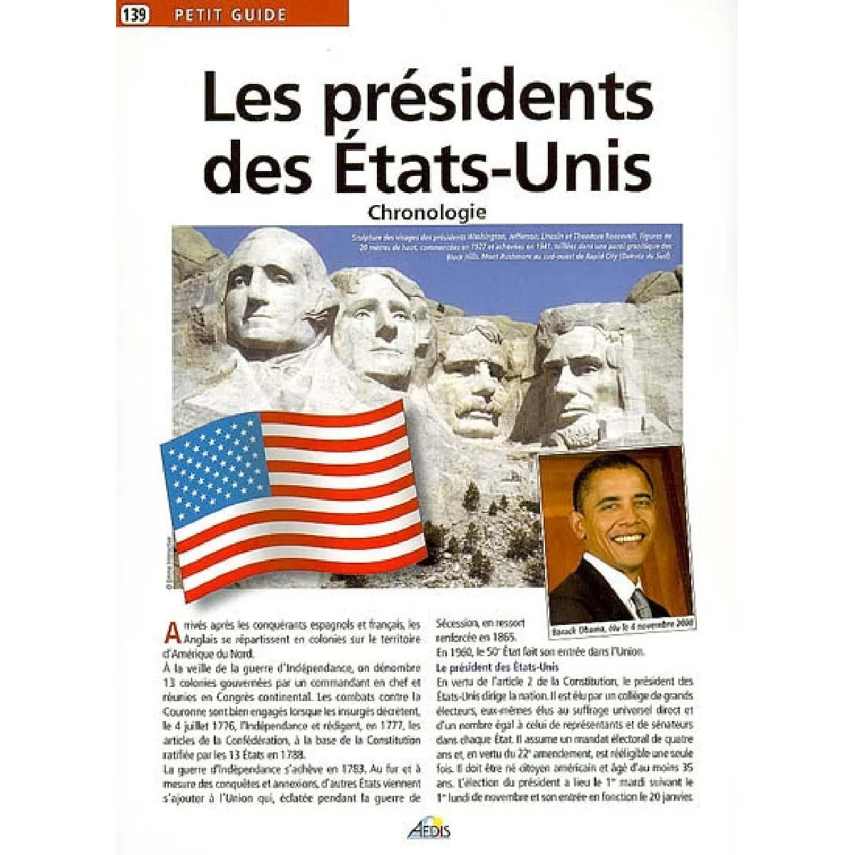 Les présidents des Etats-Unis : chronologie