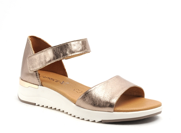 Caprice nu pieds plats femme 28706 bronze