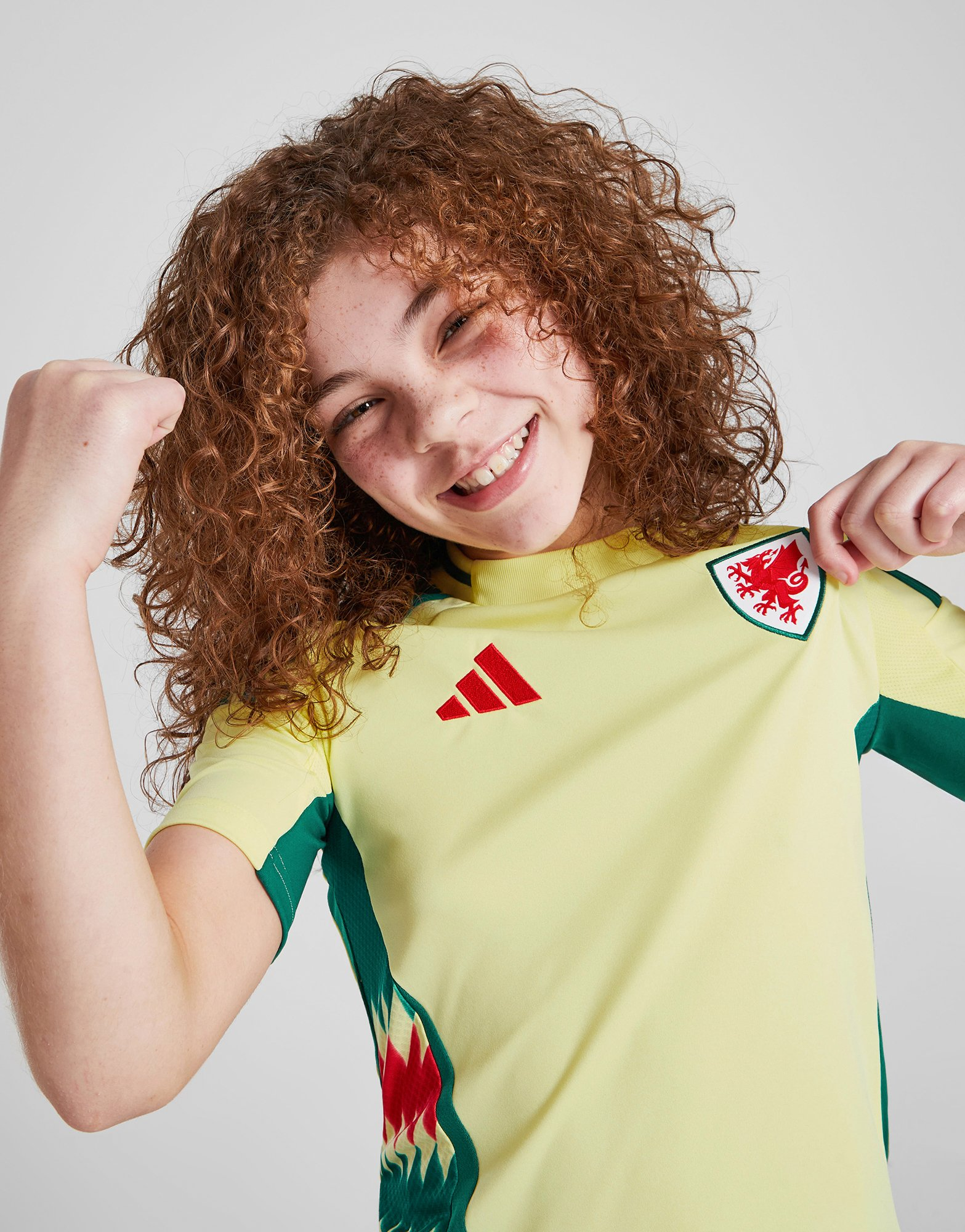 adidas Maillot Pays de Galles 2024 Match Extérieur Junior