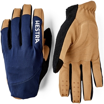 Hestra Spiro Long Fahrradhandschuhe Lang Navy / Tan