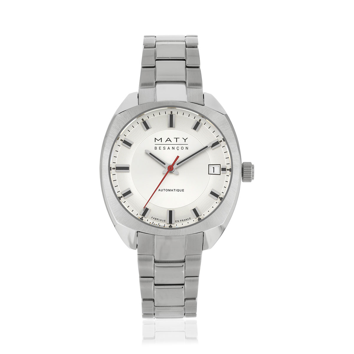 Montre mixte automatique acier bracelet acier