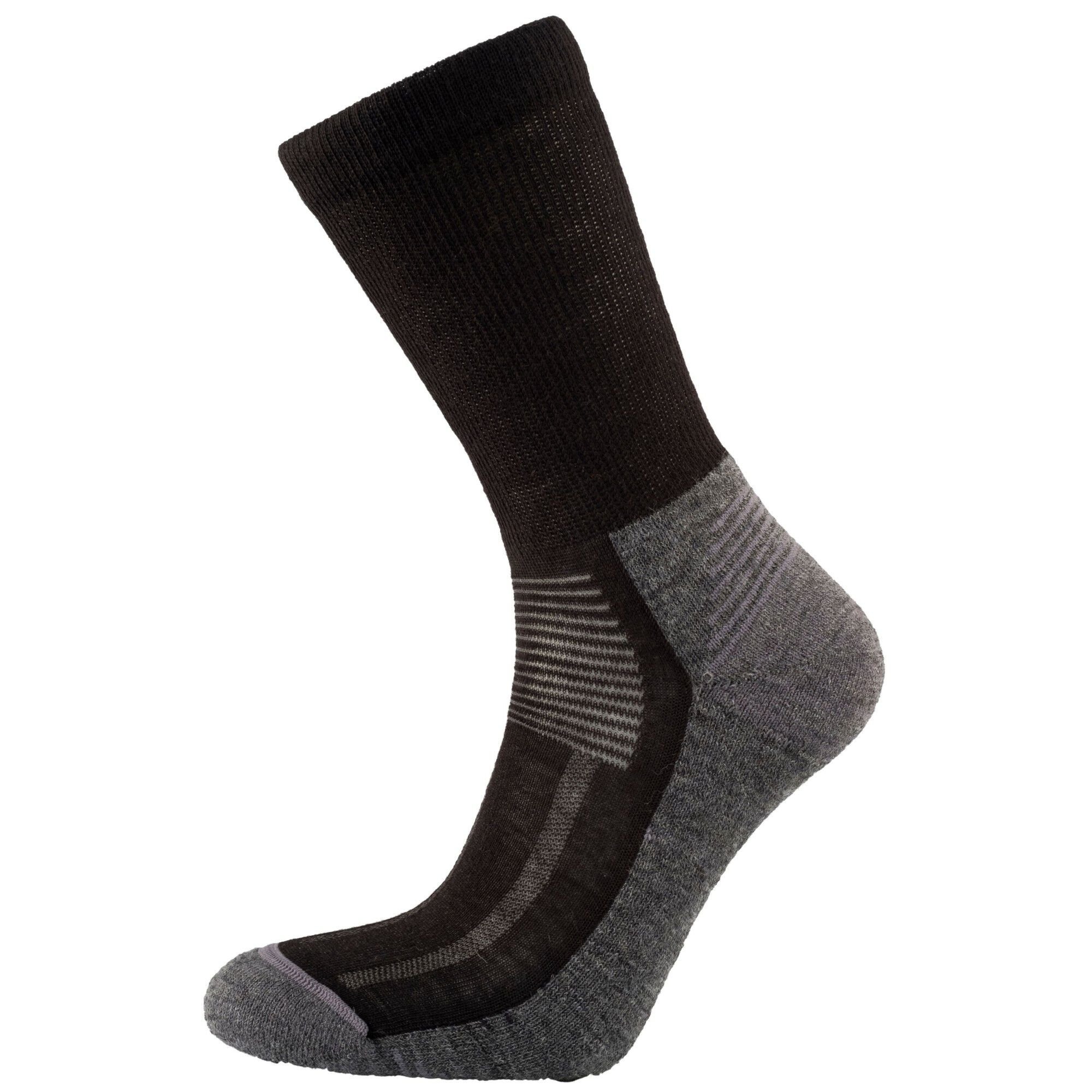 Granitt Medium Ullsokk Unisex Jet Black