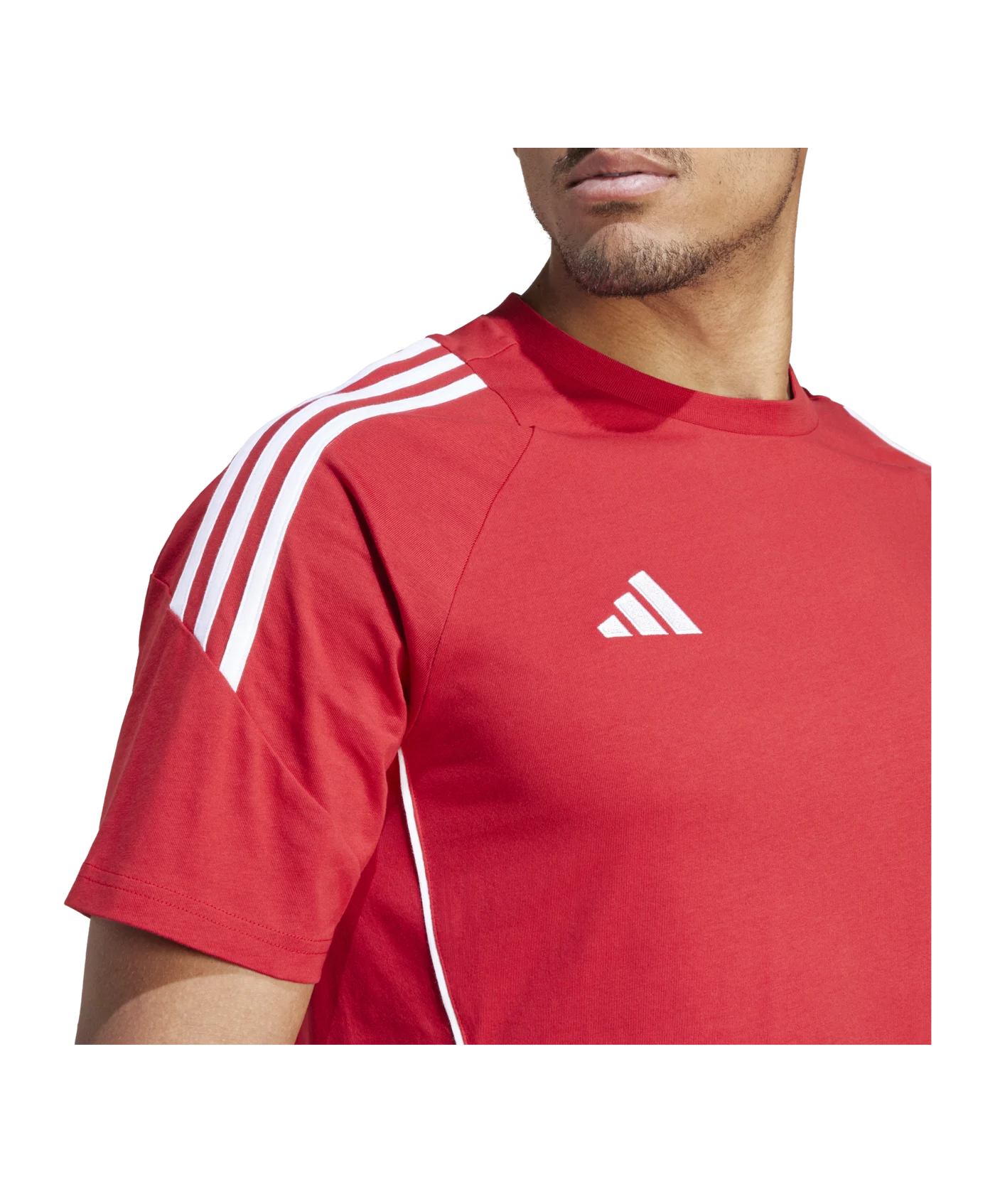 adidas Tiro 24 T-Shirt Rot Weiss