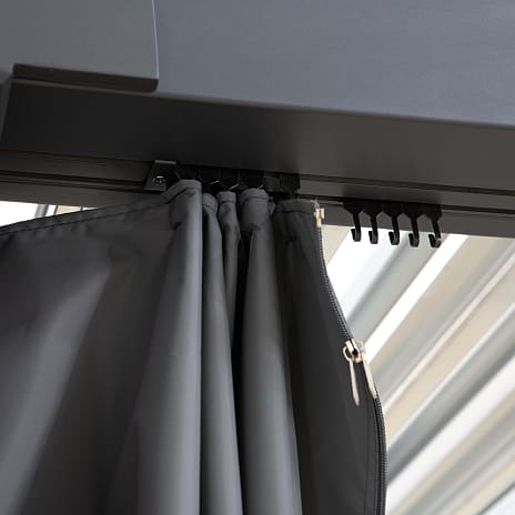 Sunjoy gardin til pergola matterhorn 406 x 306 cm