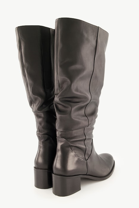 Lederstiefel, XL-Schaft, Weite H