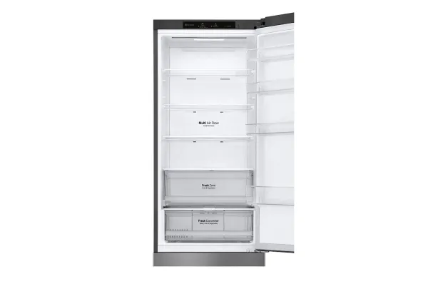 LG GBP62PZNBC - Køleskab/fryser - bund-fryser - bredde: 59.5 cm - dybde: 67.5 cm - højde: 203 cm - 384 liter - Klasse B - stål