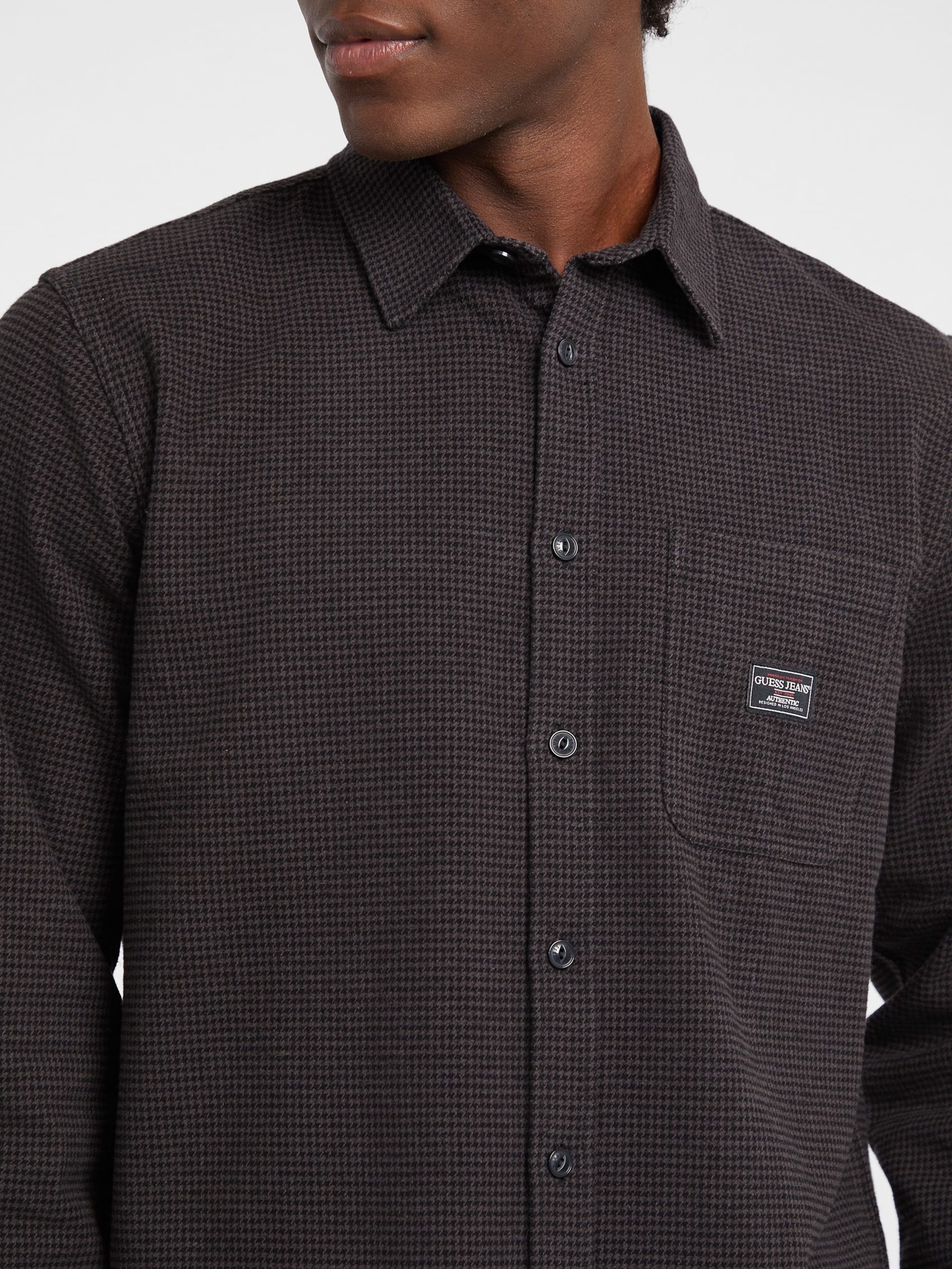 Camisa de flanela com bolso