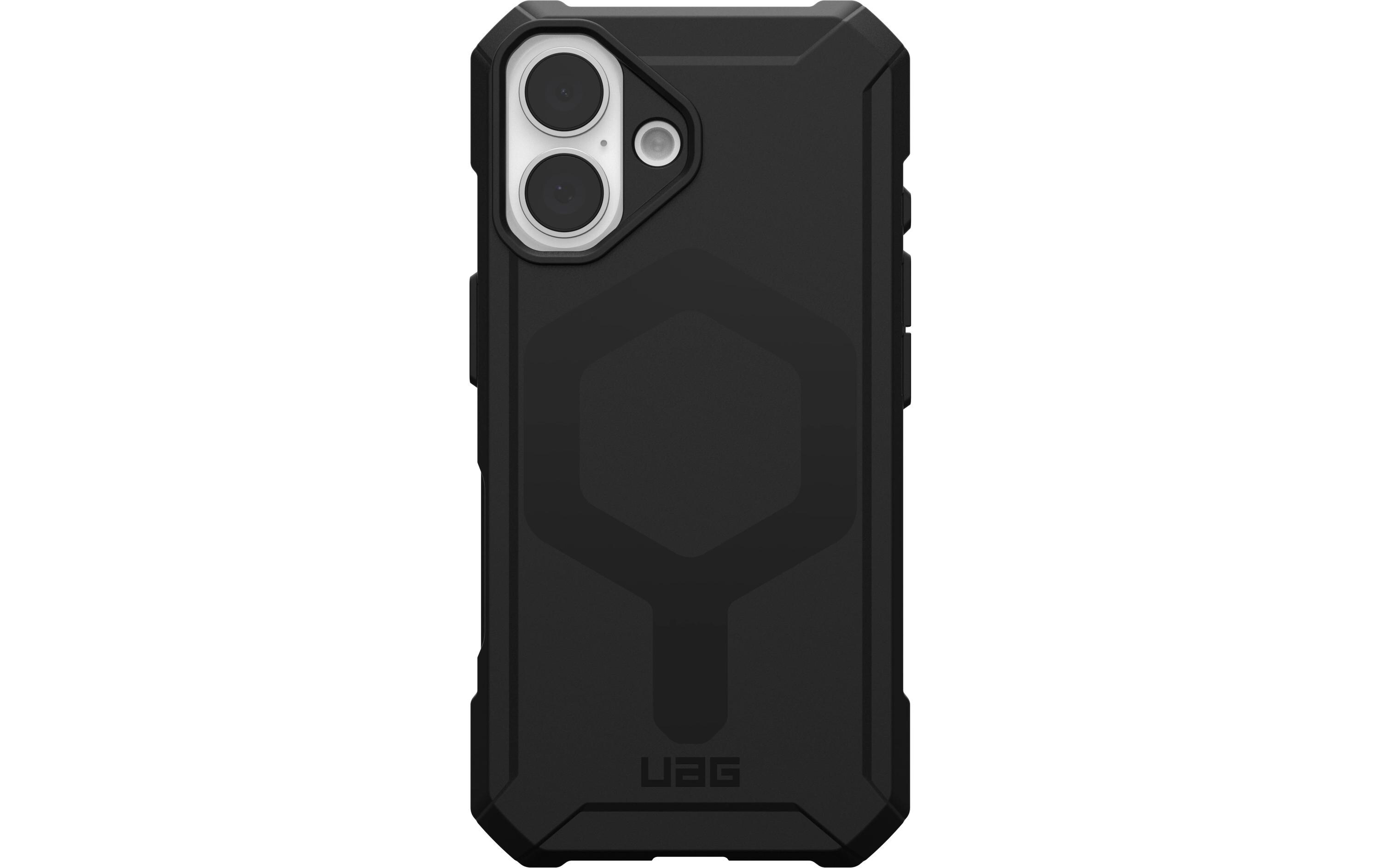 Back Cover Essential Armor iPhone 16 BlackSchutzhülle für das Apple iPhone 16
