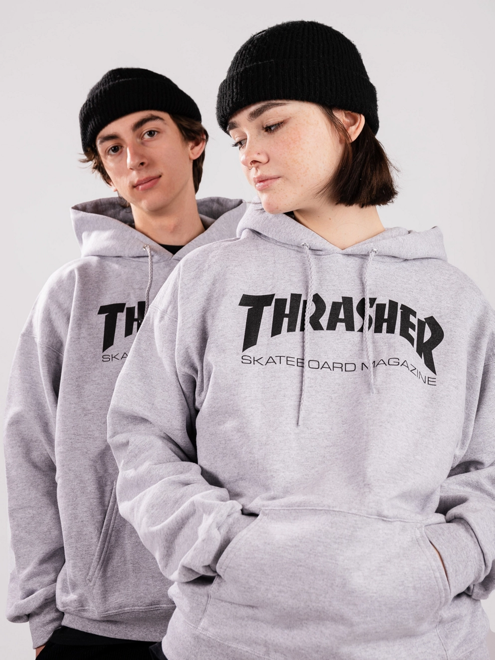 Thrasher Skate Mag Hoodie greymottled