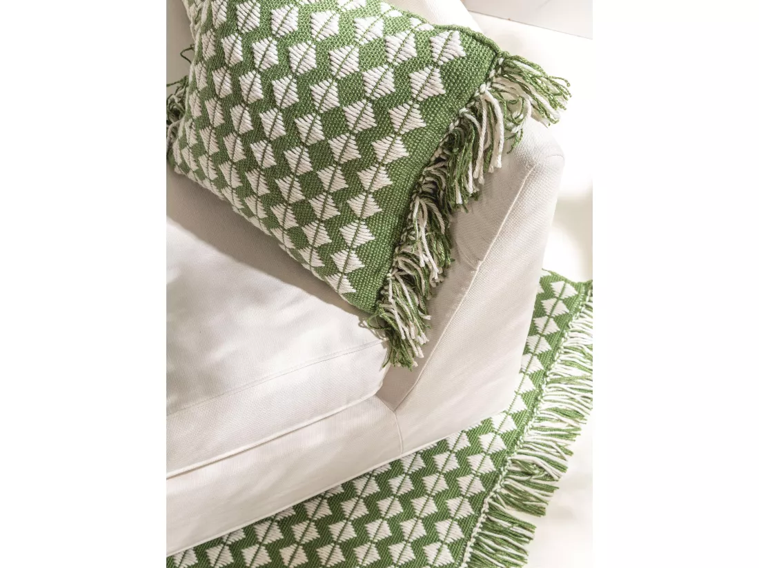 Coussin d'intérieur et d'extérieur Morty Vert 40x40 cm