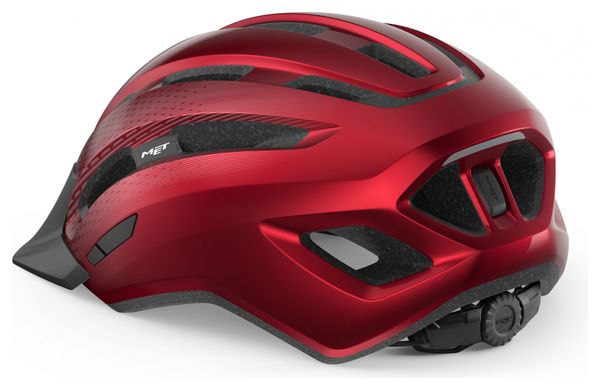 Casque MET Downtown Rouge