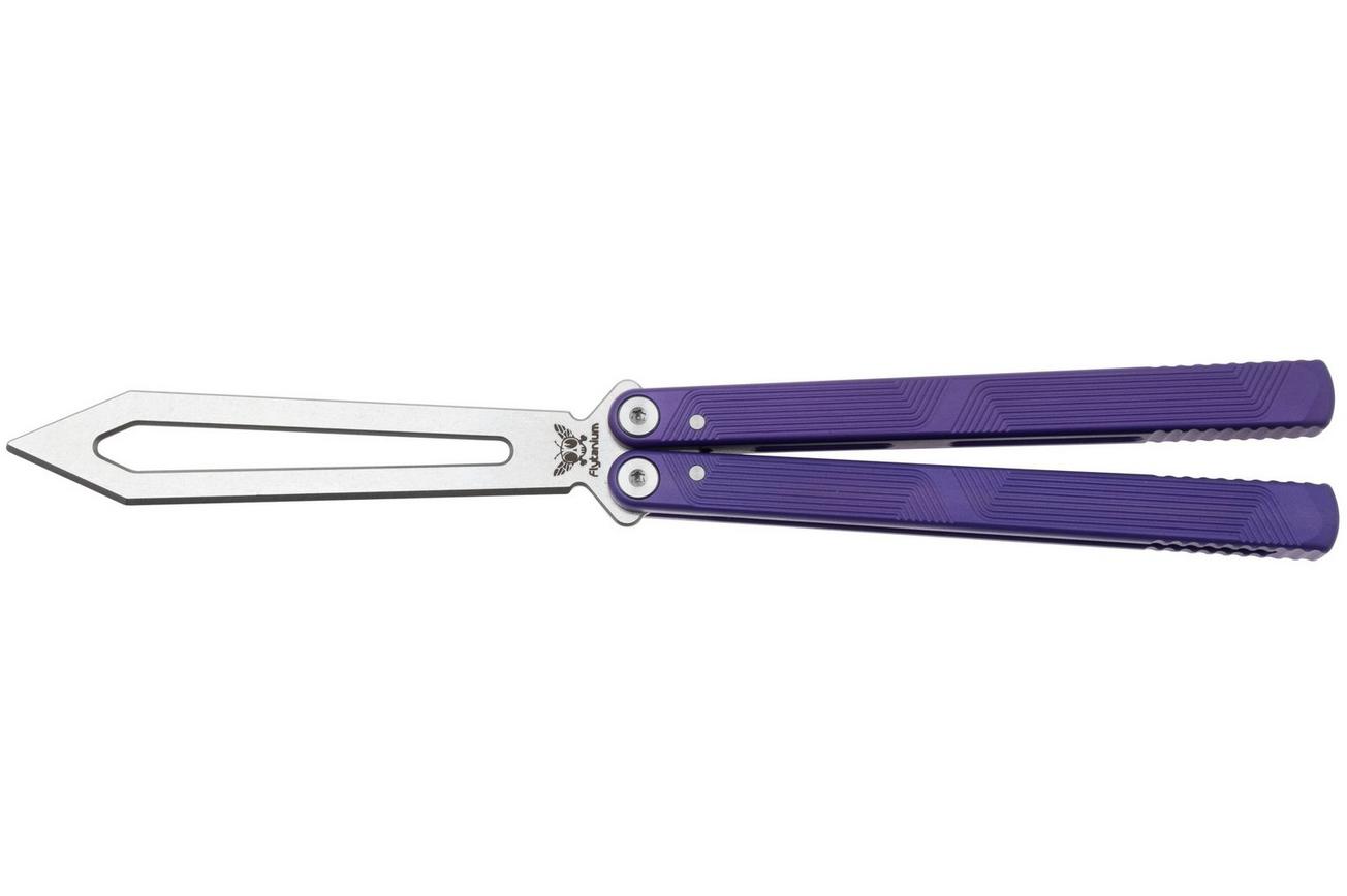 Flytanium Zenith Trainer 2.0 1385UVS Stonewash, Ultra Violet Aluminum, vlindermes trainer