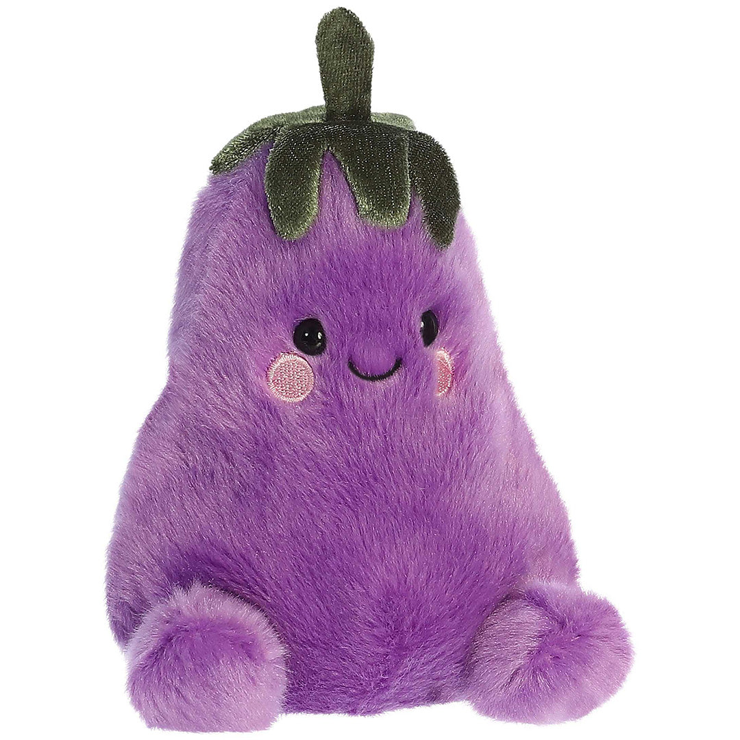palm pals knuffelaubergine aubrey - 13 cm