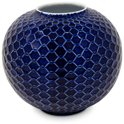 Vase Rede, Kobaltblau