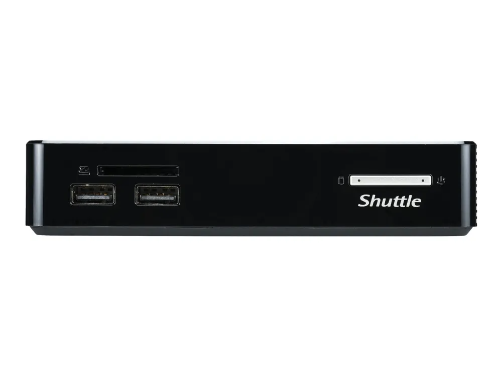 Shuttle XPC nano NS02AV2 - Android PC - mini PC 1 RK3368 op til - RAM 2 GB - flash - eMMC 16 GB - PowerVR SGX6110 - Gigabit Ethernet - Android 8.1 (Oreo) - skærm: ingen - sort